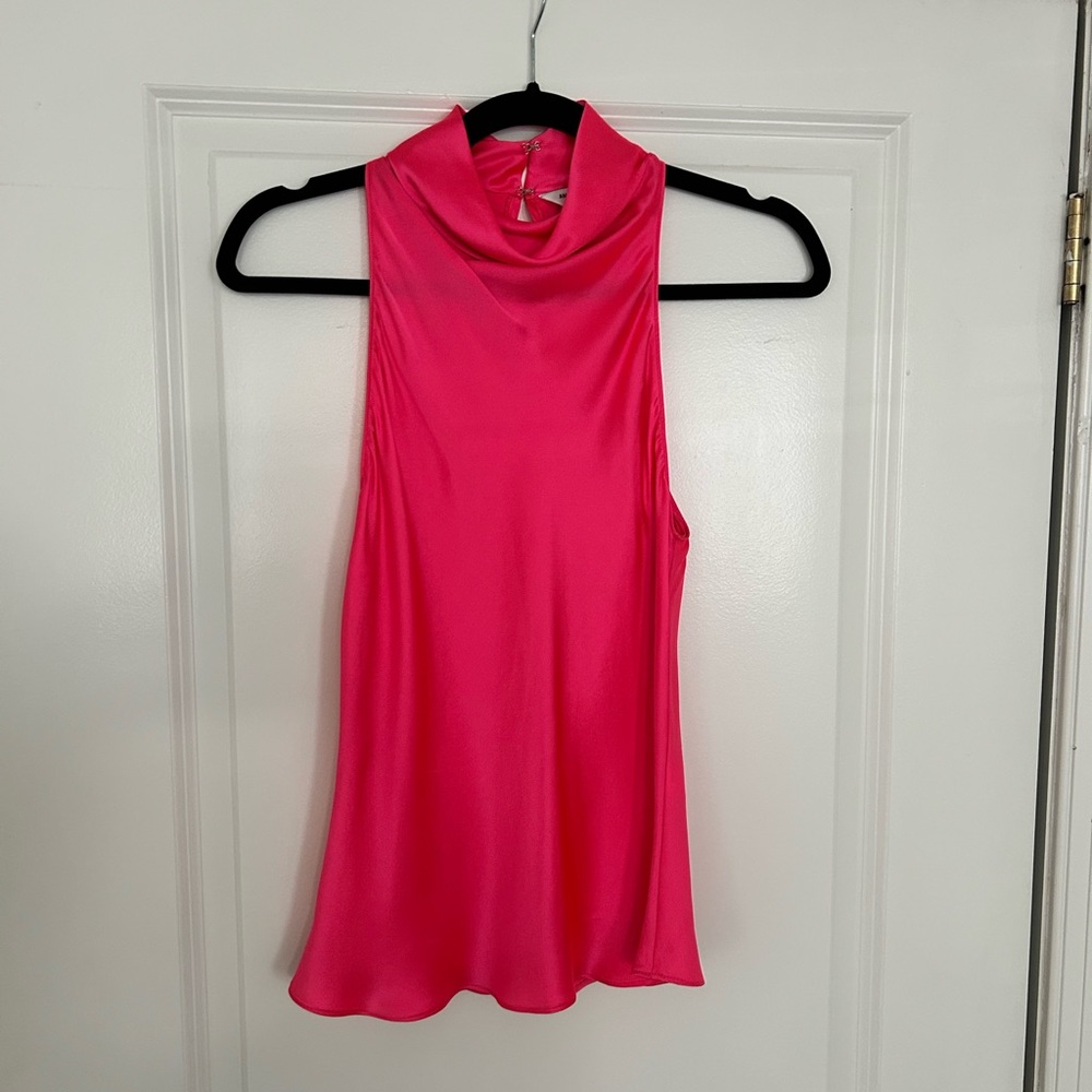 Amanda Uprichard Hot Pink Sleeveless Tank